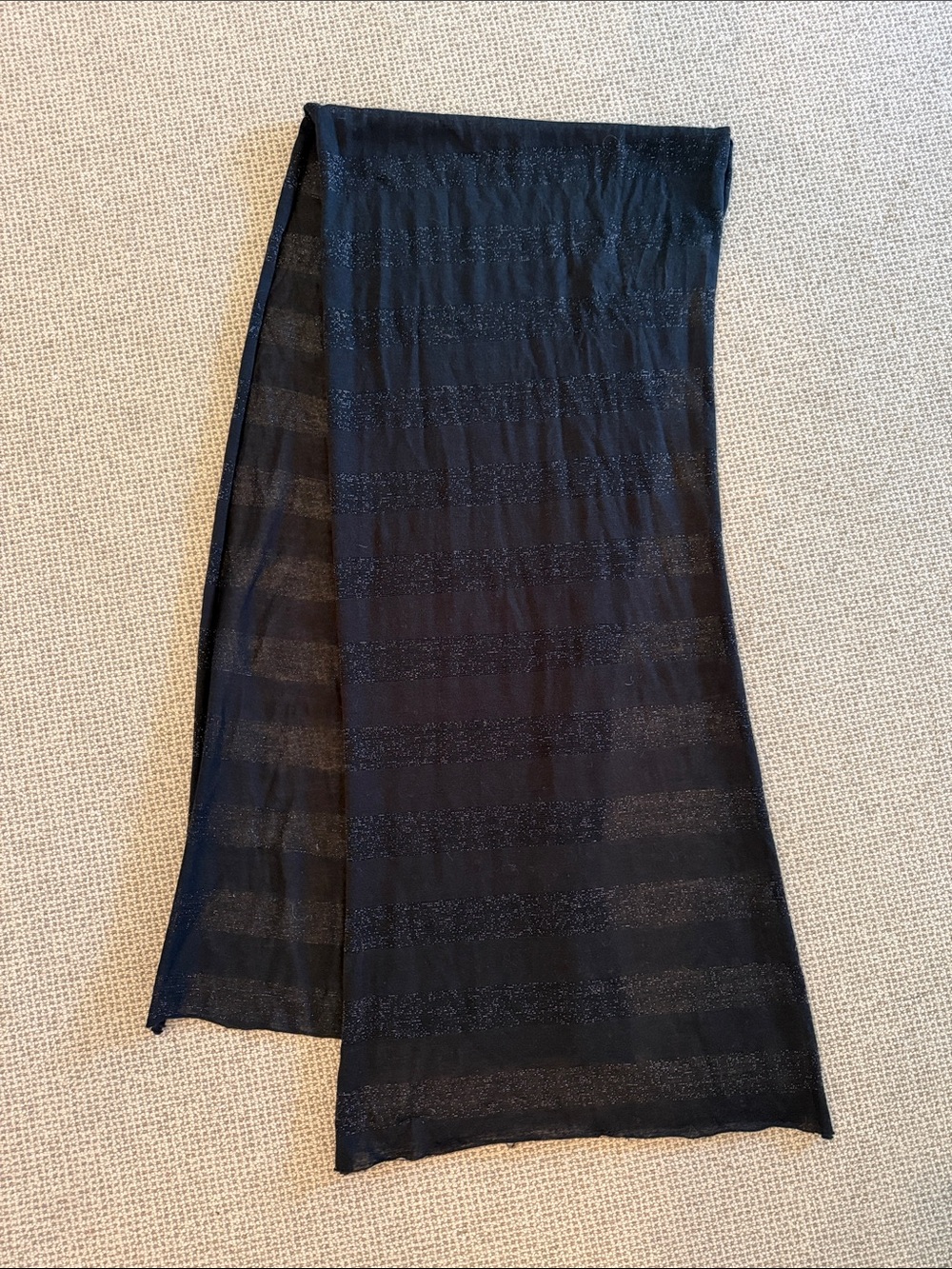 JCrew semi sheer sparkly scarf - OS